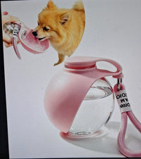 2-in-1 Portable Water Bottle with Foldable Bowl