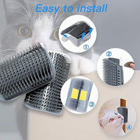 Cat Self Groomer Wall Corner